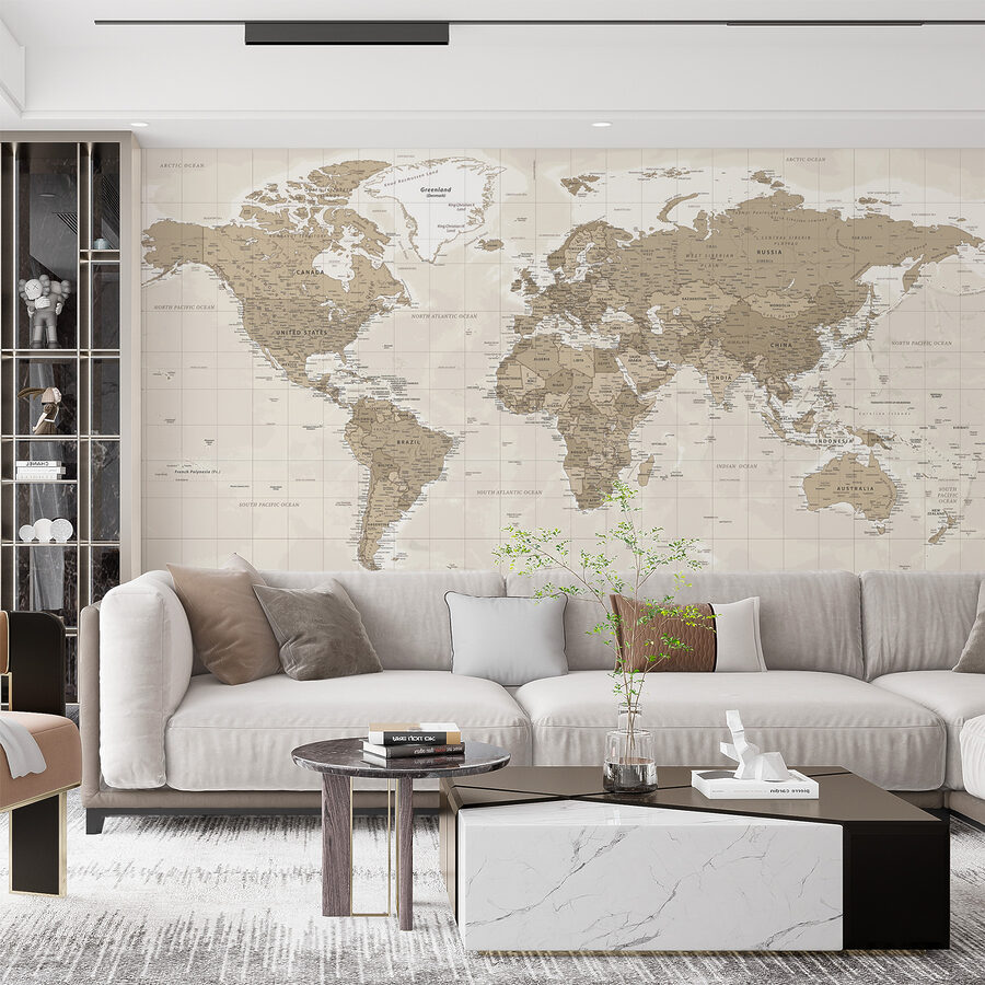 Une carte du monde Une carte du monde