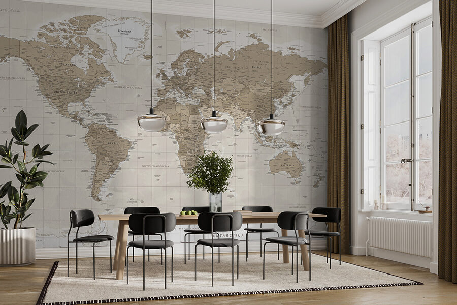 Une carte du monde Une carte du monde