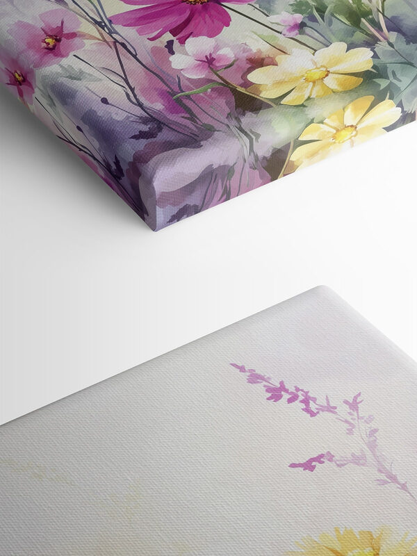 Peinture de fleurs dans un champ Peinture de fleurs dans un champ