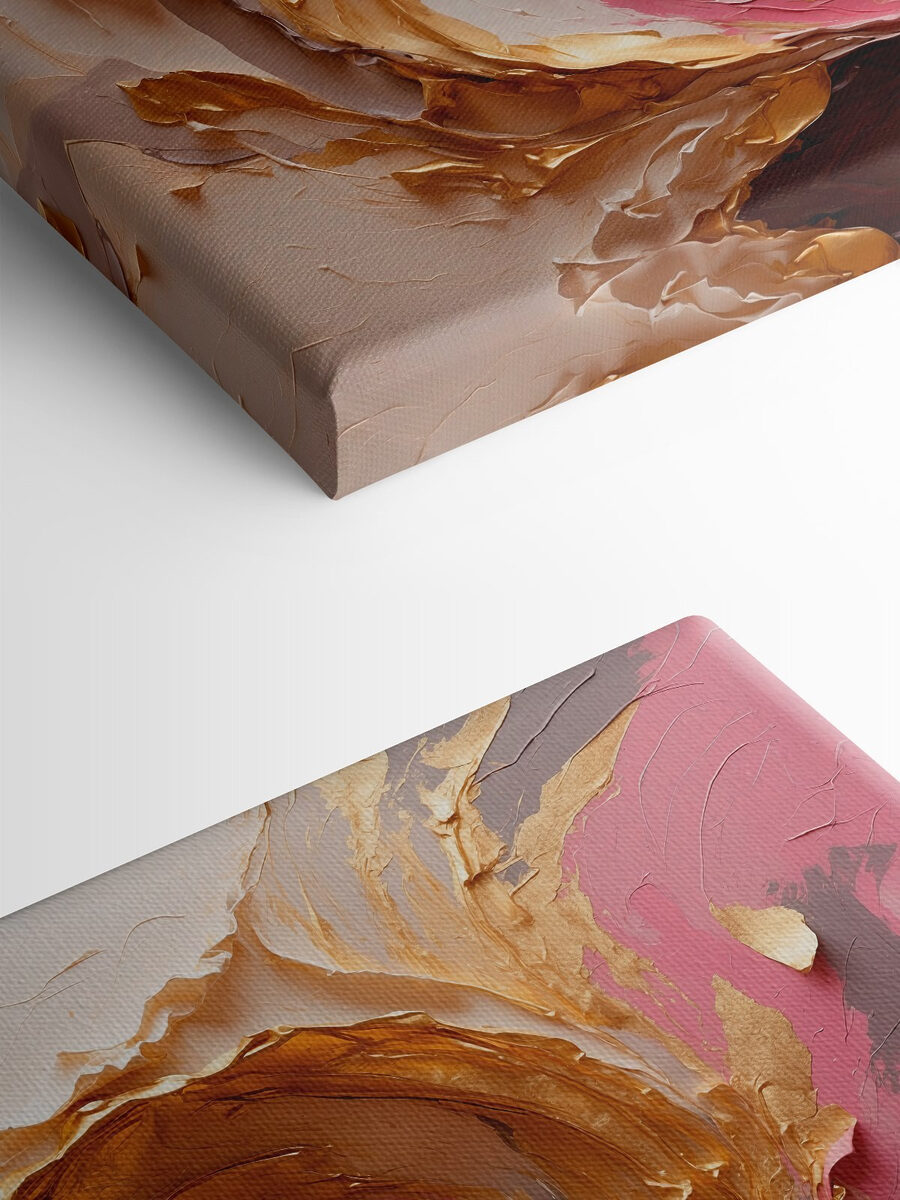 Tourbillon de peinture sur un mur