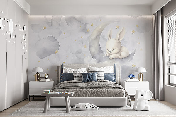 Un lapin sur la lune Un lapin sur la lune