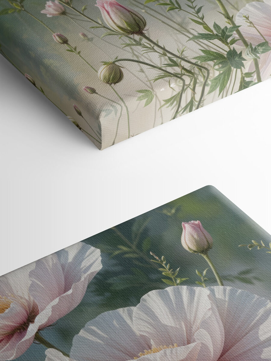 Groupe de fleurs blanches