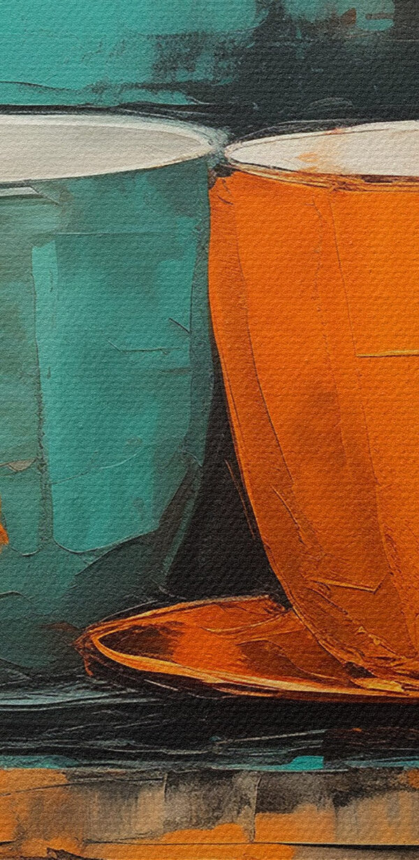 Peinture de deux tasses Peinture de deux tasses
