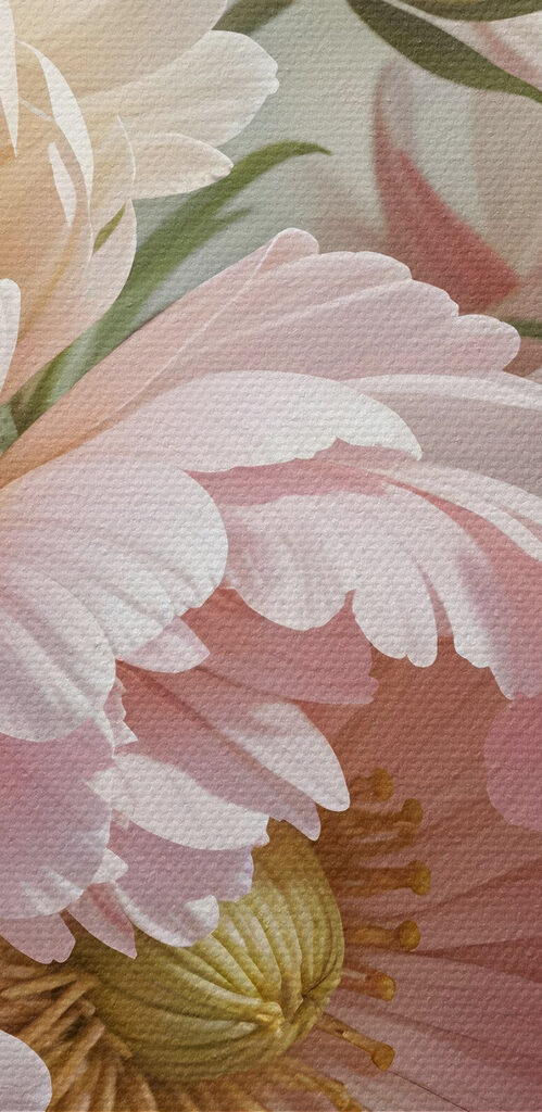 Delicate blooms in soft hues Delicate blooms in soft hues