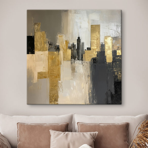 Peinture d'un horizon urbain Peinture d'un horizon urbain