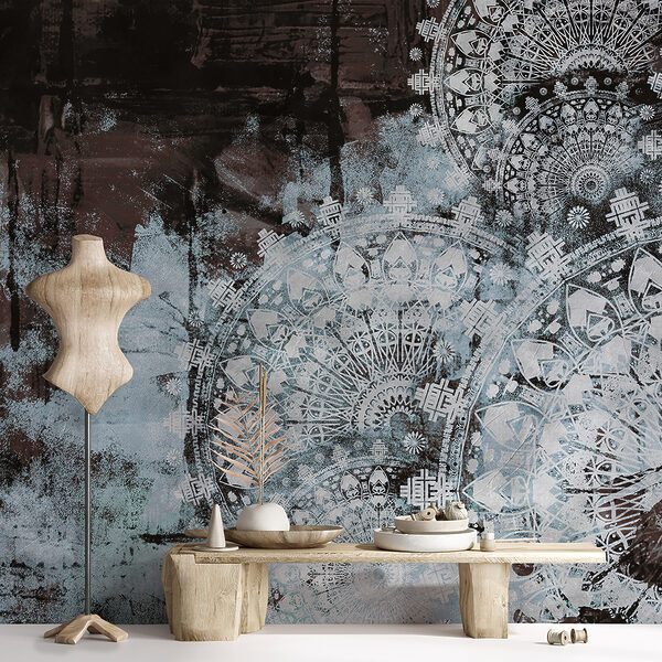 Motifs abstraits dans des couleurs sourdes Motifs abstraits dans des couleurs sourdes