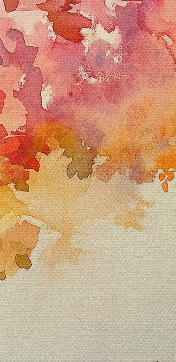 Aquarelle d'une personne assise sous un arbre Aquarelle d'une personne assise sous un arbre