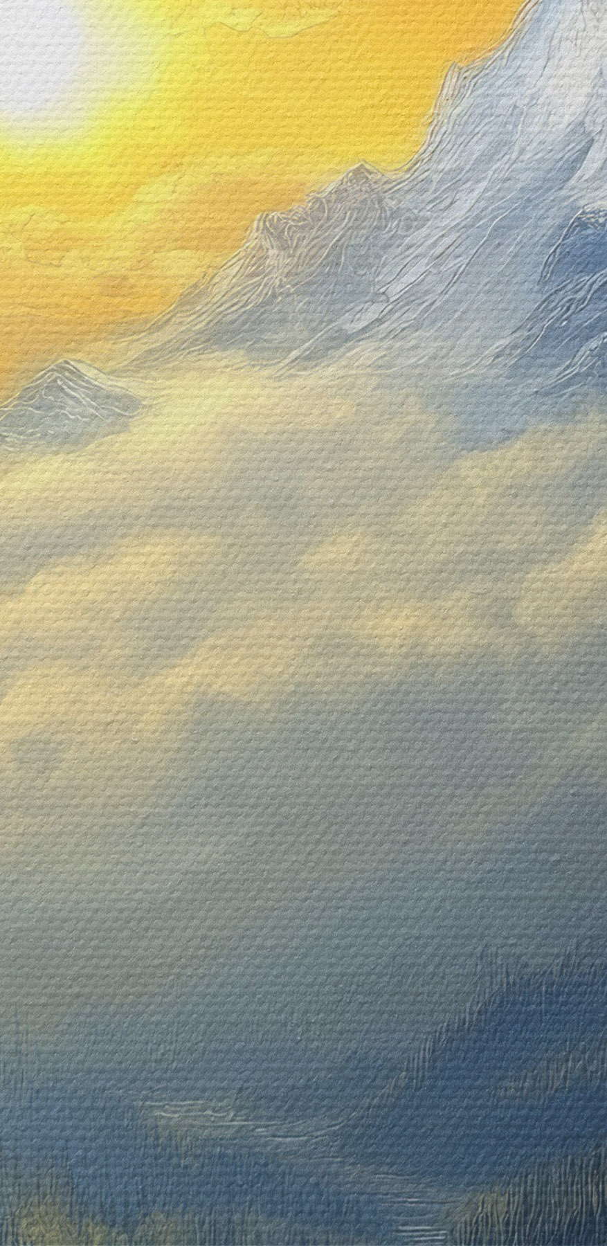 Paysage de montagne avec arbres et nuages Paysage de montagne avec arbres et nuages