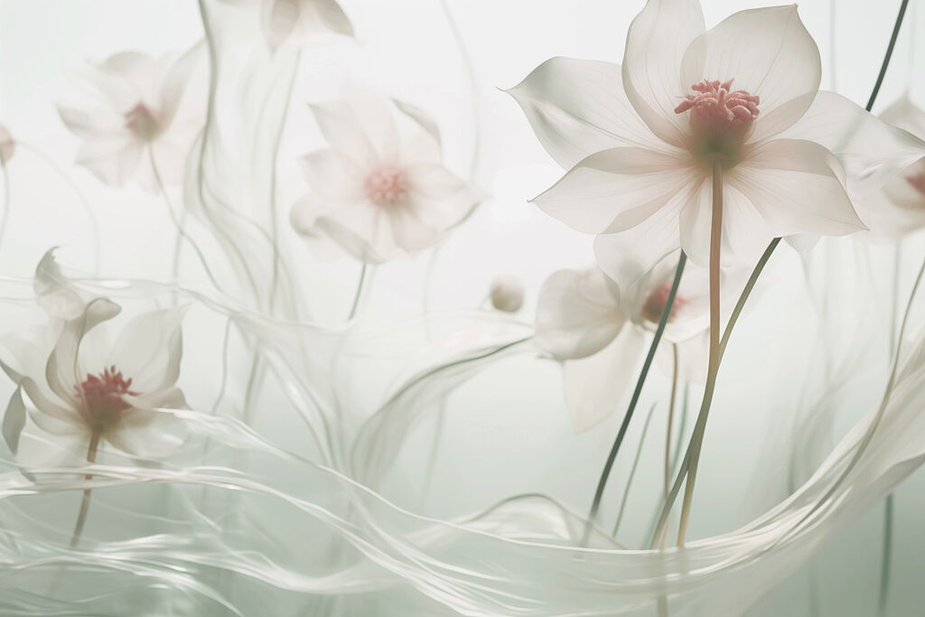 Des fleurs douces dans une lumière tamisée Des fleurs douces dans une lumière tamisée