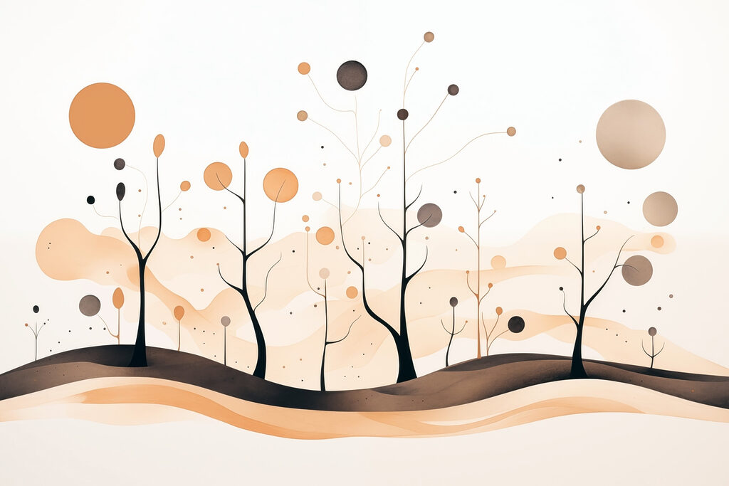 Peinture d'arbres et de plantes Peinture d'arbres et de plantes