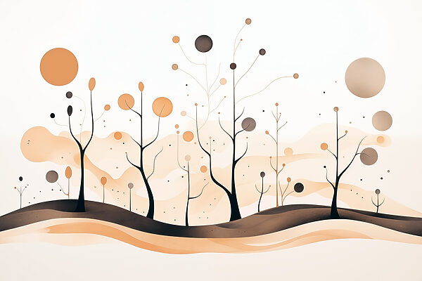 Peinture d'arbres et de plantes Peinture d'arbres et de plantes