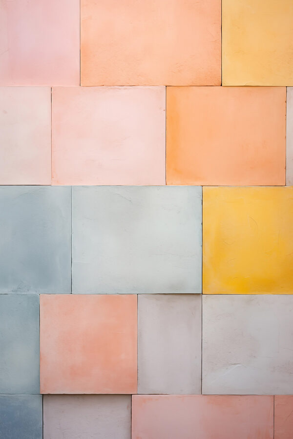 Mur de carreaux colorés Mur de carreaux colorés