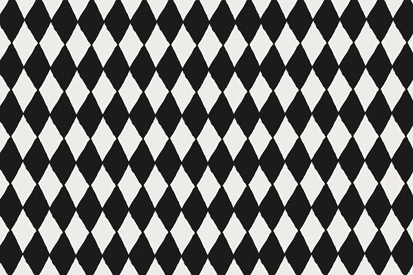 Motif de diamant noir et blanc Motif de diamant noir et blanc