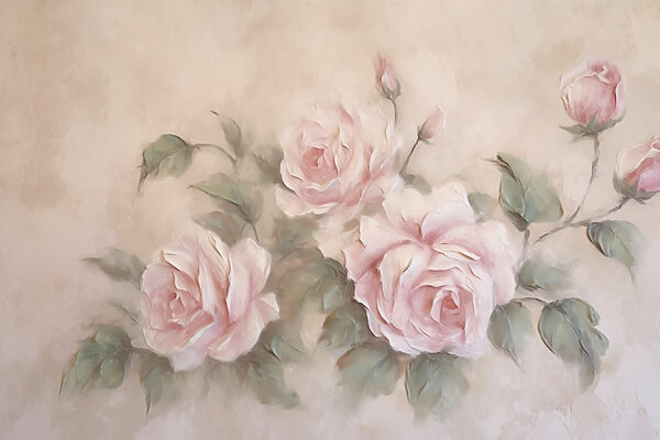 Peinture de roses roses Peinture de roses roses