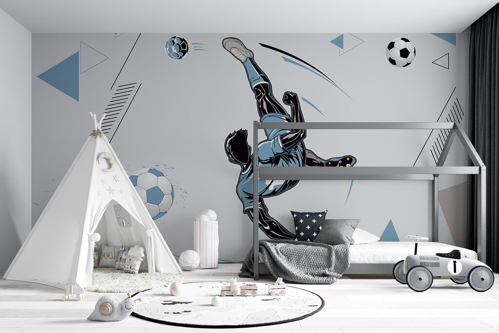 A football player kicking a ball A football player kicking a ball