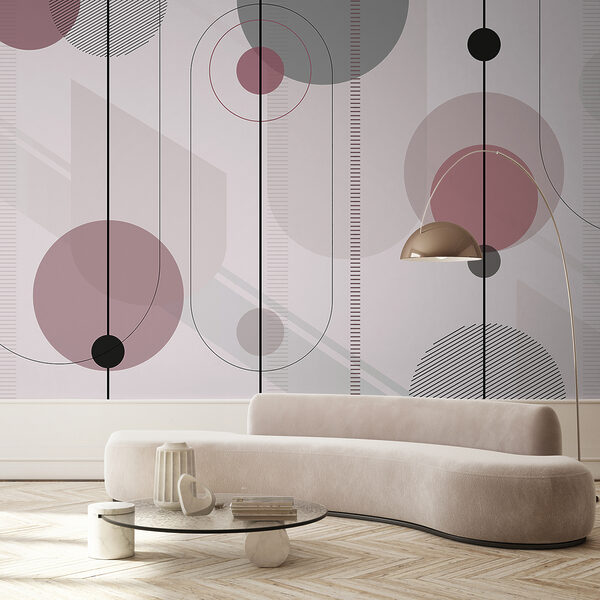 Formes abstraites dans une palette de couleurs douces. Formes abstraites dans une palette de couleurs douces.