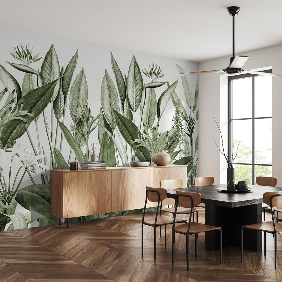Une verdure luxuriante aux détails délicats