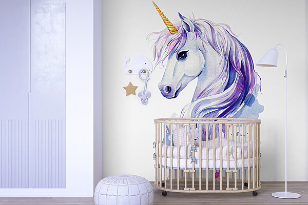 Une aquarelle d'une licorne Une aquarelle d'une licorne