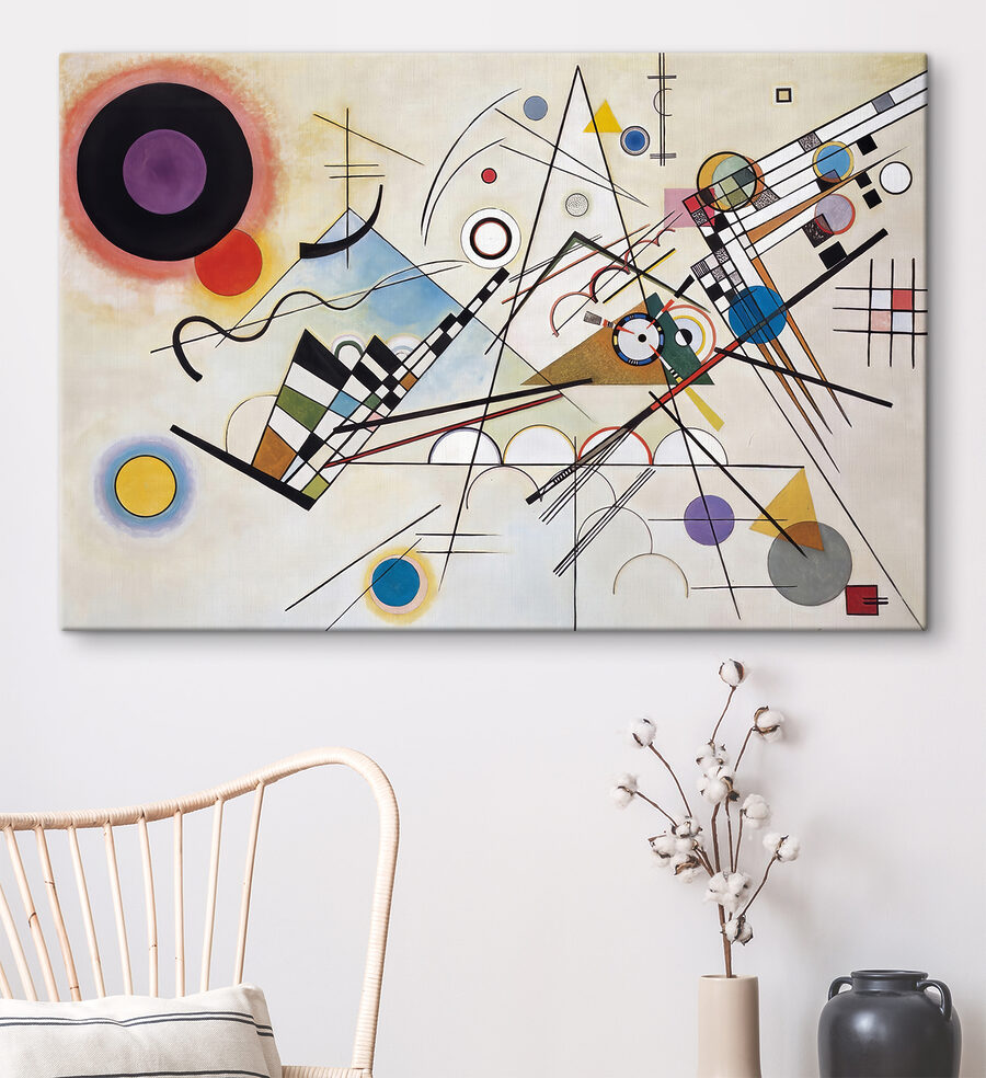 Une peinture aux couleurs variées
