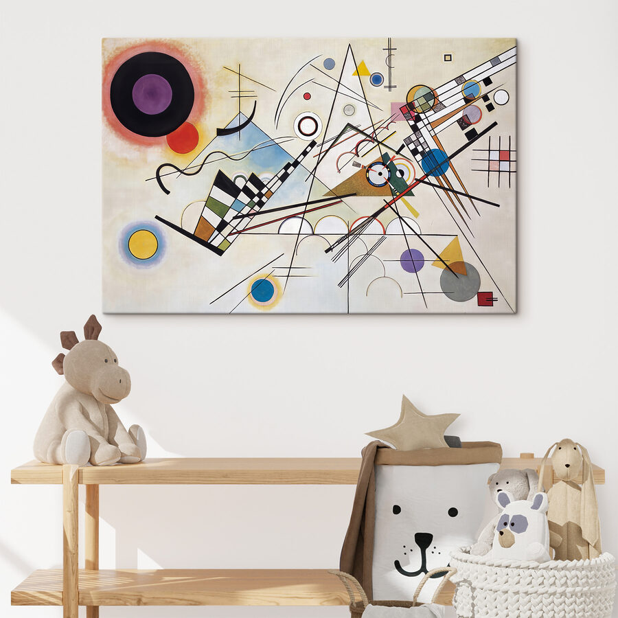 Une peinture aux couleurs variées