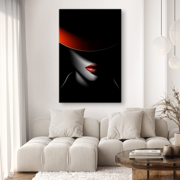 Une femme portant un chapeau Une femme portant un chapeau