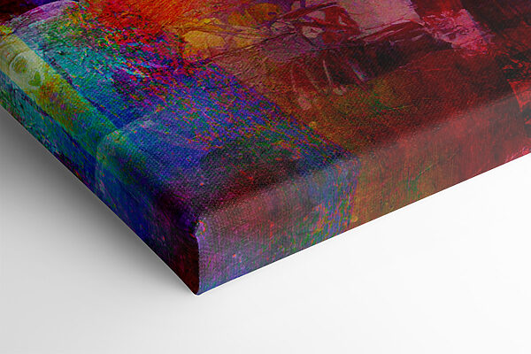 Peinture colorée d'une ville Peinture colorée d'une ville
