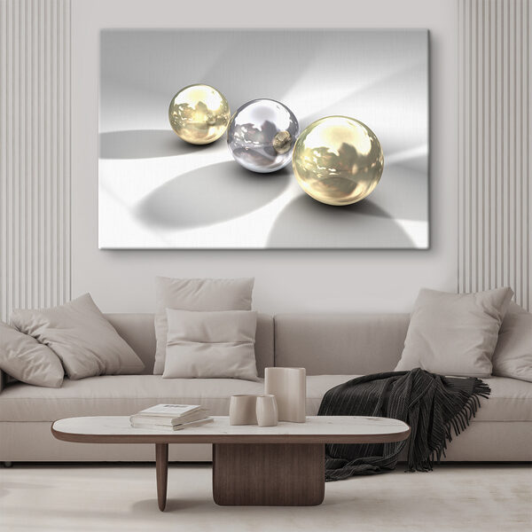 Un groupe de boules brillantes Un groupe de boules brillantes