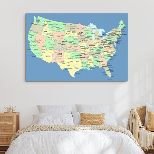 Une carte des États-Unis Une carte des États-Unis