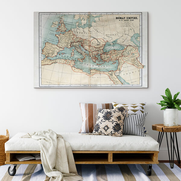 Une carte de l'Europe avec des lignes rouges Une carte de l'Europe avec des lignes rouges