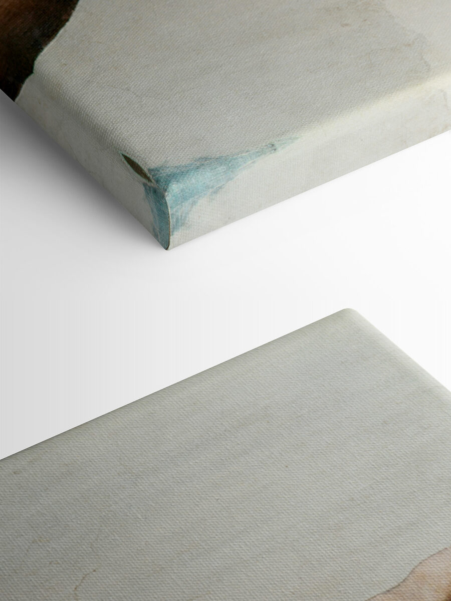 Tableaux Une peinture de mains qui se touchent – Image 5