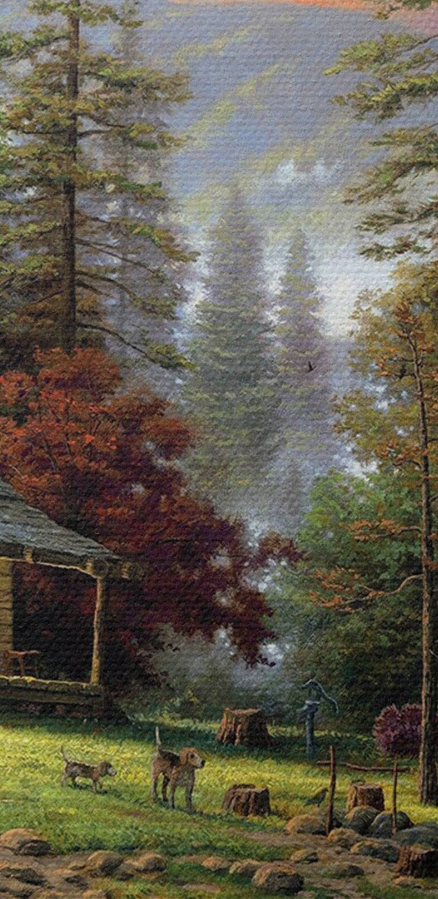 Une maison au bord d'une rivière