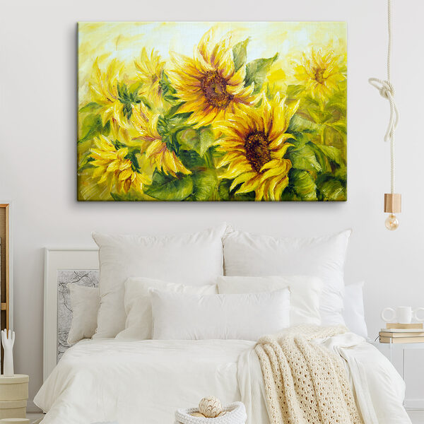 Une peinture de tournesols Une peinture de tournesols