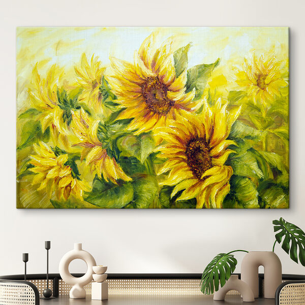 Une peinture de tournesols Une peinture de tournesols