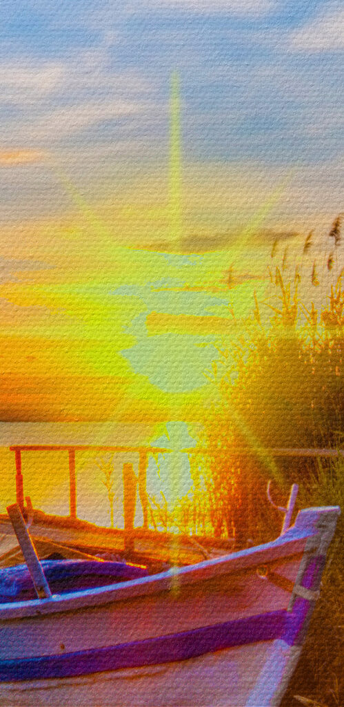 A boat on the water A boat on the water