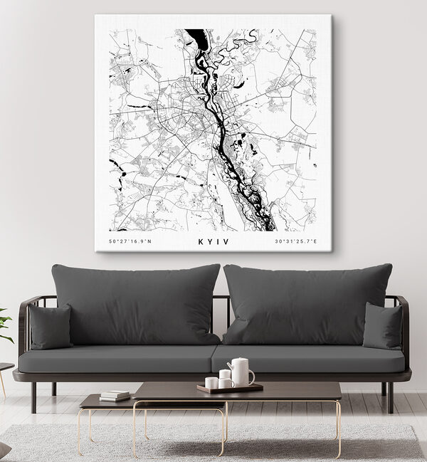 Carte d'une ville Carte d'une ville