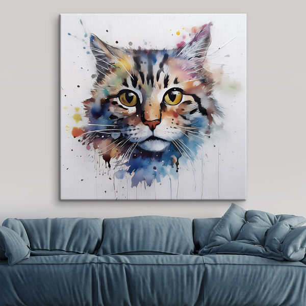 Peinture d'un chat Peinture d'un chat