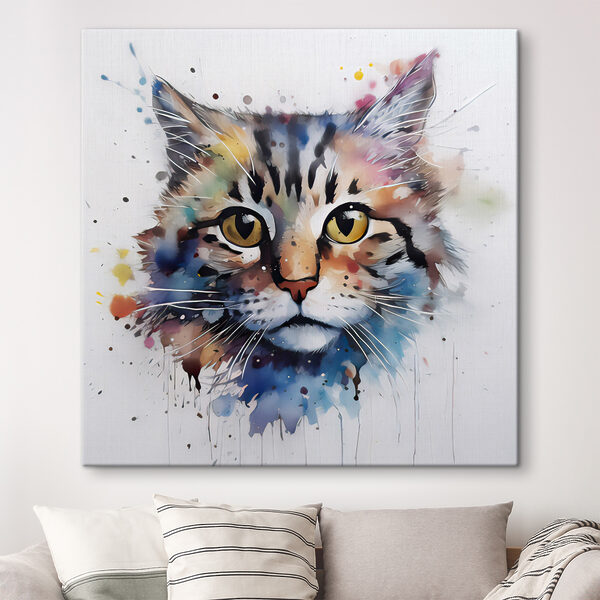 Peinture d'un chat Peinture d'un chat