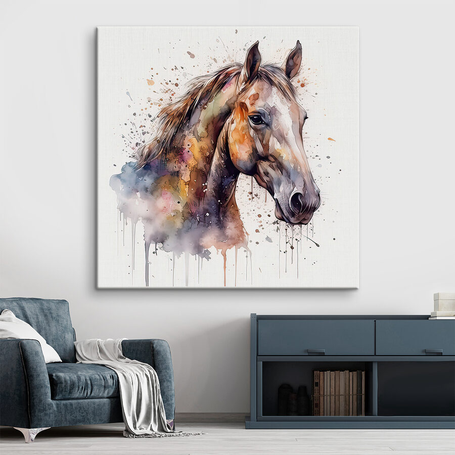 Peinture d'un cheval