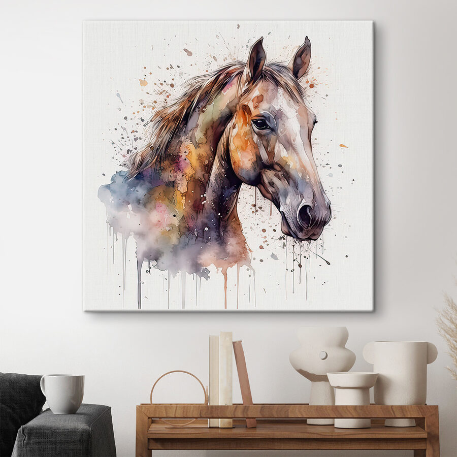 Peinture d'un cheval