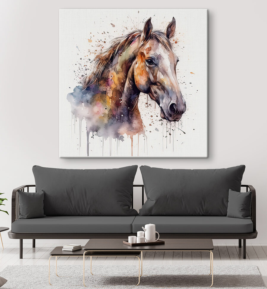 Peinture d'un cheval