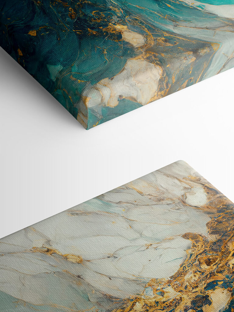 Aquamarine currents swirl into abyss Aquamarine currents swirl into abyss