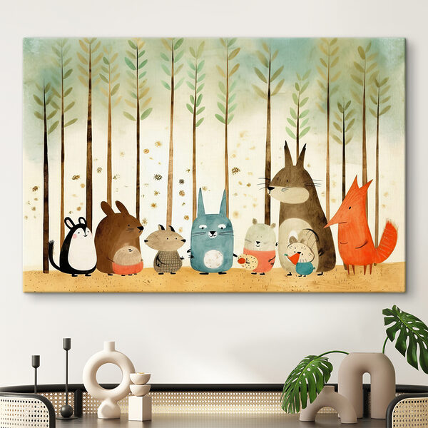 Un groupe d'animaux en ligne Un groupe d'animaux en ligne
