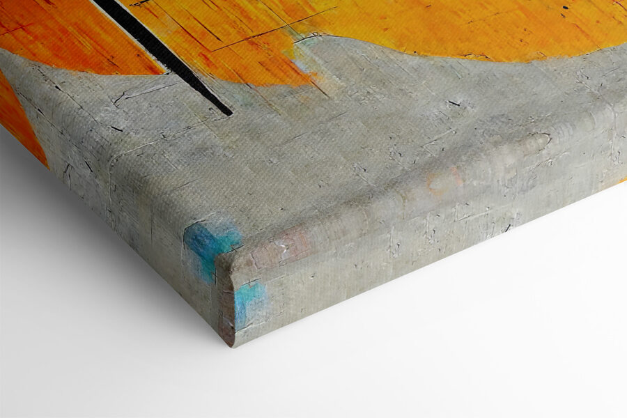 Une peinture de guitares et d'instruments