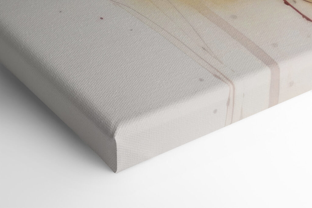 A painting of flowers on a white background