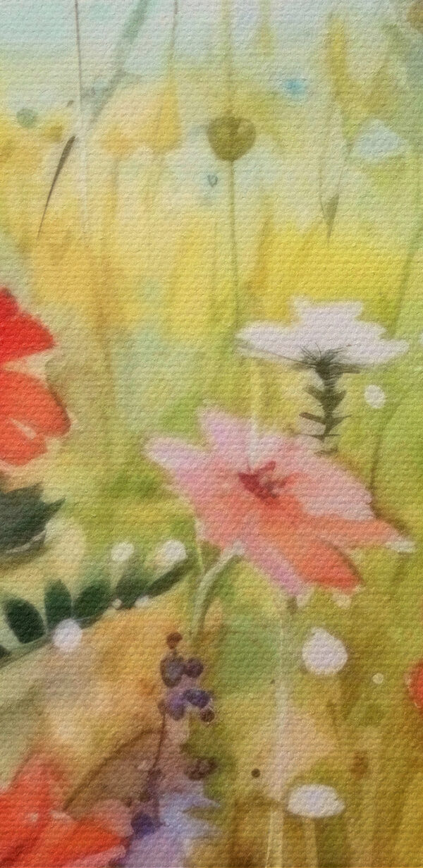 Peinture de fleurs dans un champ Peinture de fleurs dans un champ