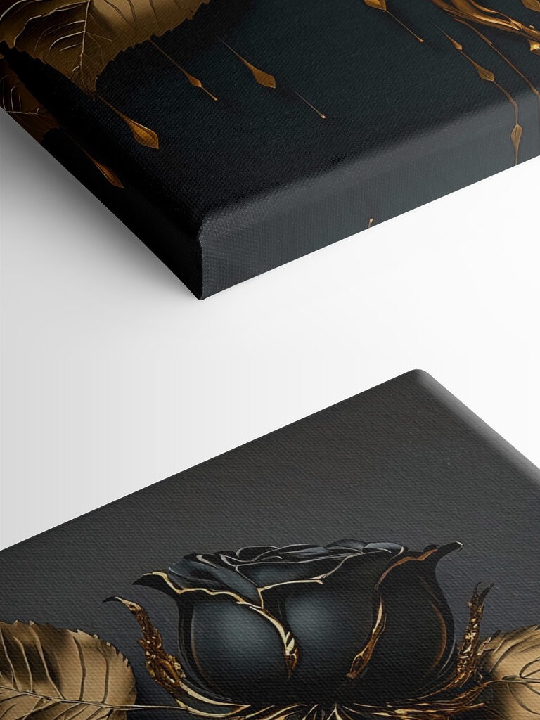 Elegant Midnight Roses in Bloom Elegant Midnight Roses in Bloom