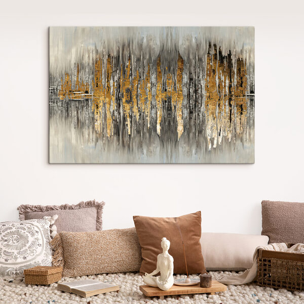 Gros plan sur une peinture Gros plan sur une peinture