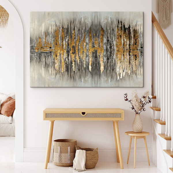 Gros plan sur une peinture Gros plan sur une peinture