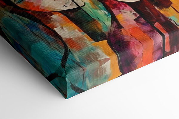 Une peinture de visages de personnes Une peinture de visages de personnes