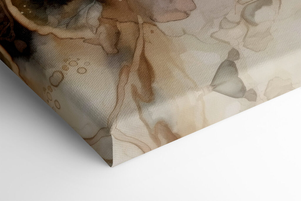 A painting of flowers